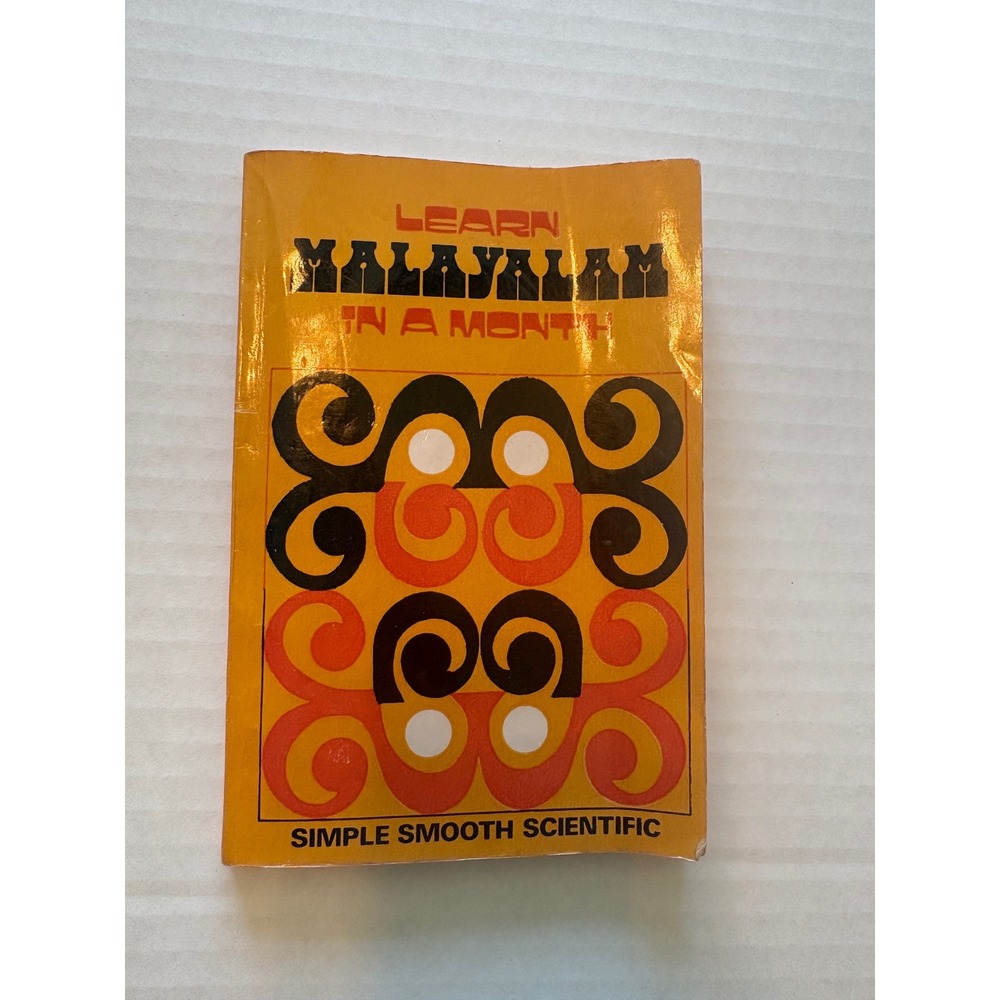Learn Malayalam in a Month Paperback Textbook Dehli